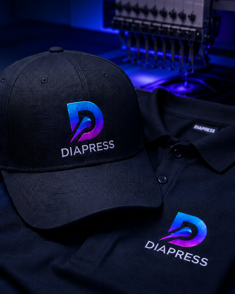 Personnalisation de textile professionnel réalisée par DIAPRESS dans le Var