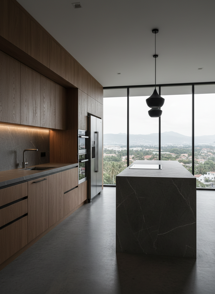 Kitchen set aluminium premium karya Indovita Interior
