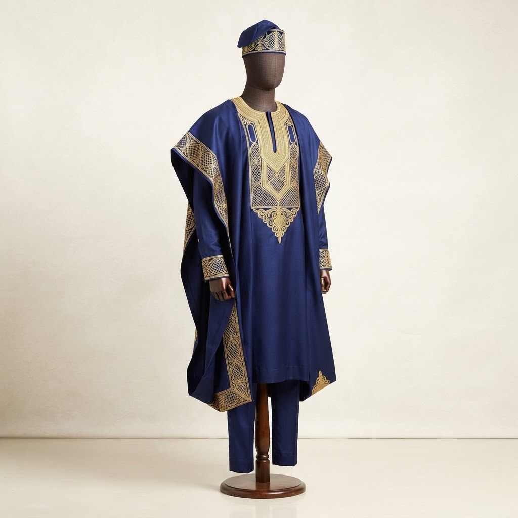 Aso Oke Wrapper Set