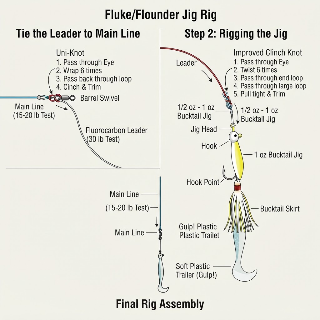 Fluke / Flounder Jig Rig