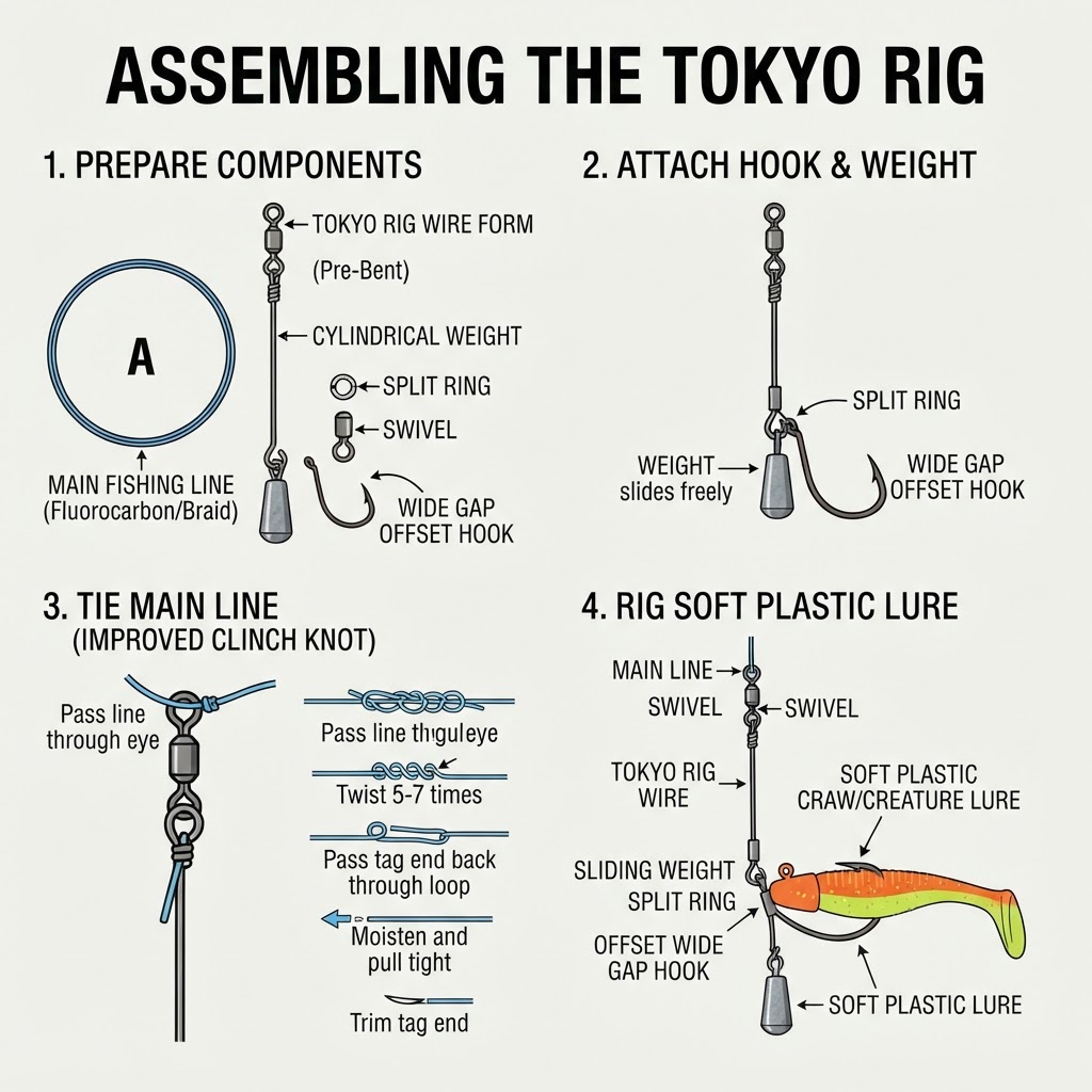 How to tie the Tokyo Rig