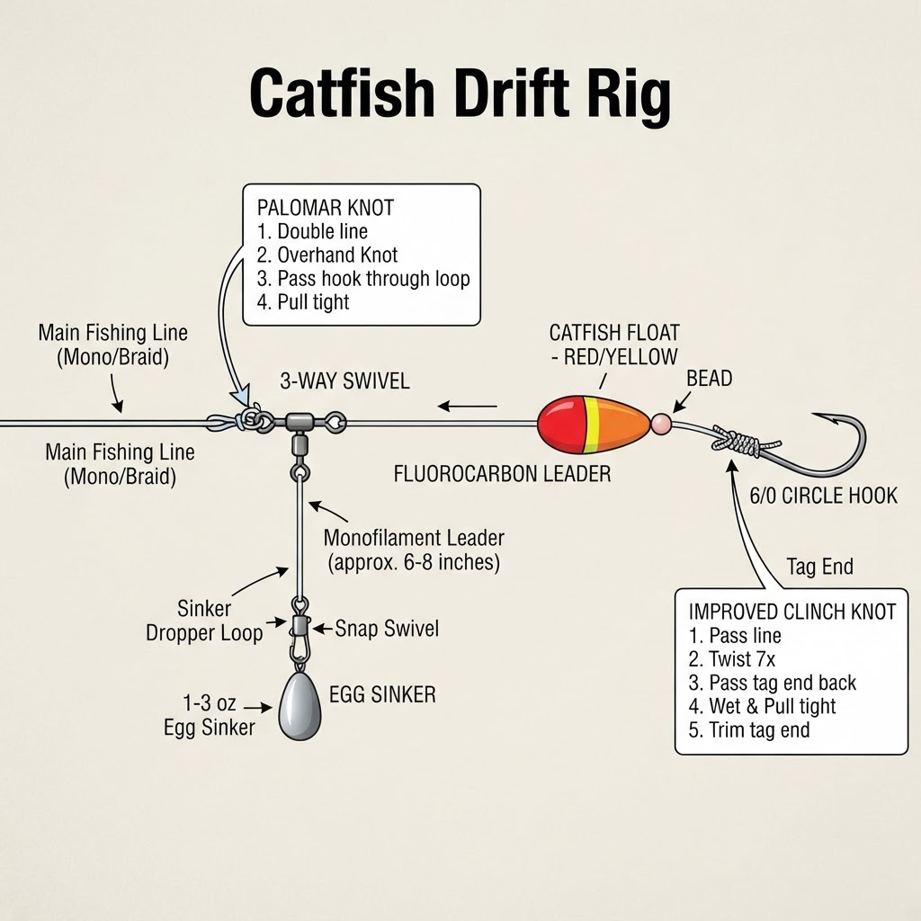 Catfish Drift Rig