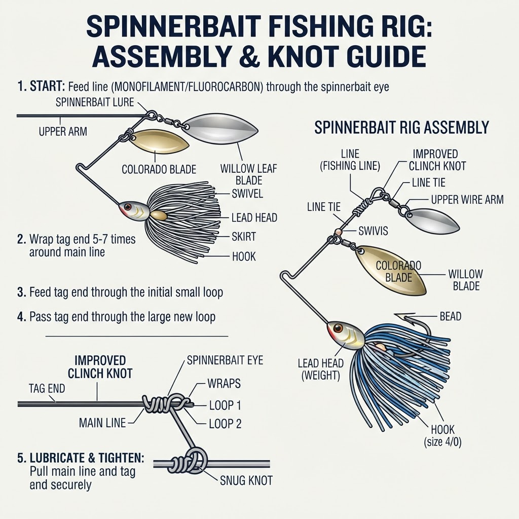 How to tie the Spinnerbait
