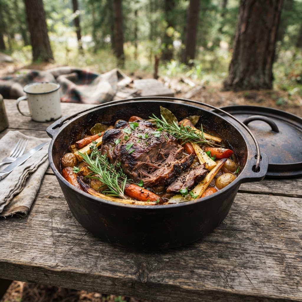 Field to Table: Mastering the Slow-Roasted Bear and Root Vegetables