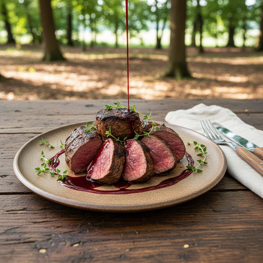 Venison Backstrap with Red Wine Reduction: A Perfect Game Recipe