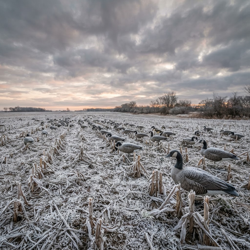 Field Hunting Canada Geese: Spreads, Motion, and Concealment