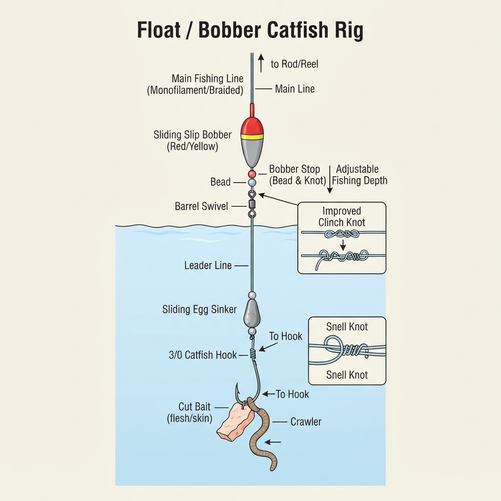 Float / Bobber Catfish Rig