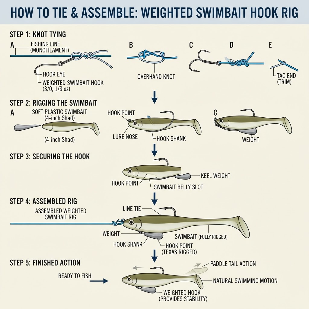 Swimbait (Weighted Swimbait Hook)