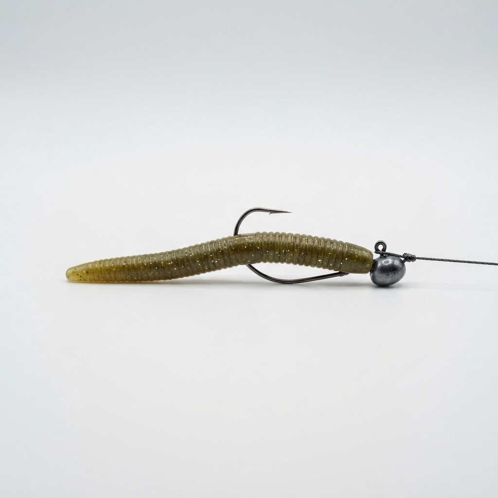 Texas-Rigged Worm