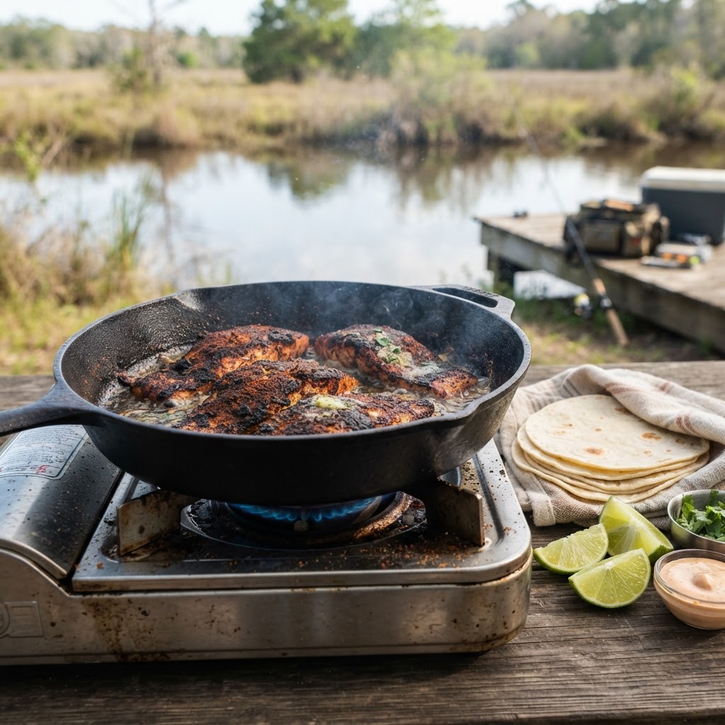 From Tide to Table: The Perfect Blackened Redfish Taco
