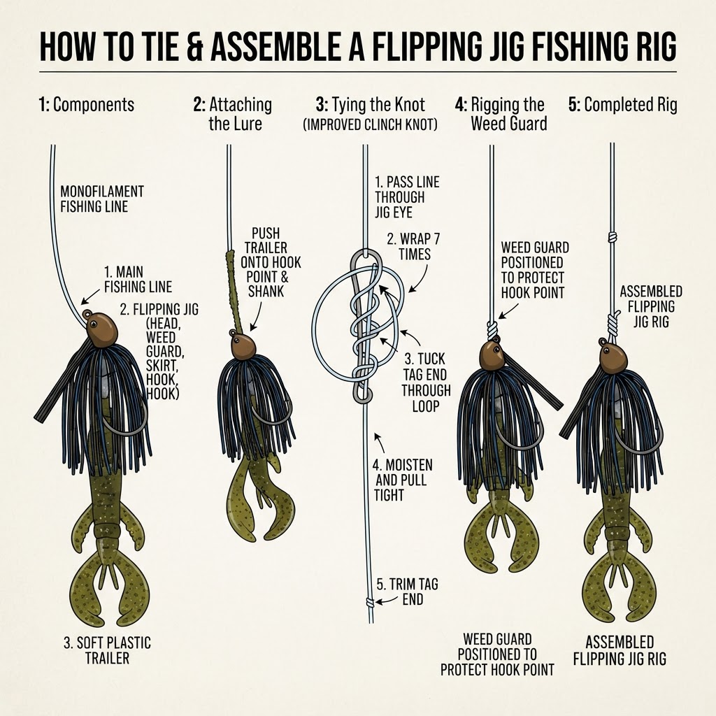 How to tie the Flipping Jig