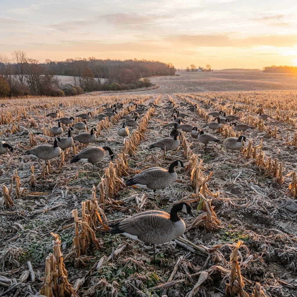 Field Hunting Canada Geese: Spreads, Motion, and Concealment