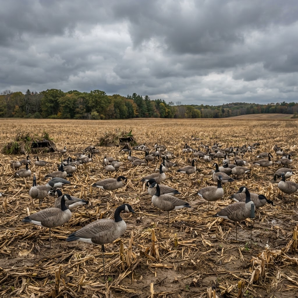 Field Hunting Canada Geese: Spreads, Motion, and Concealment