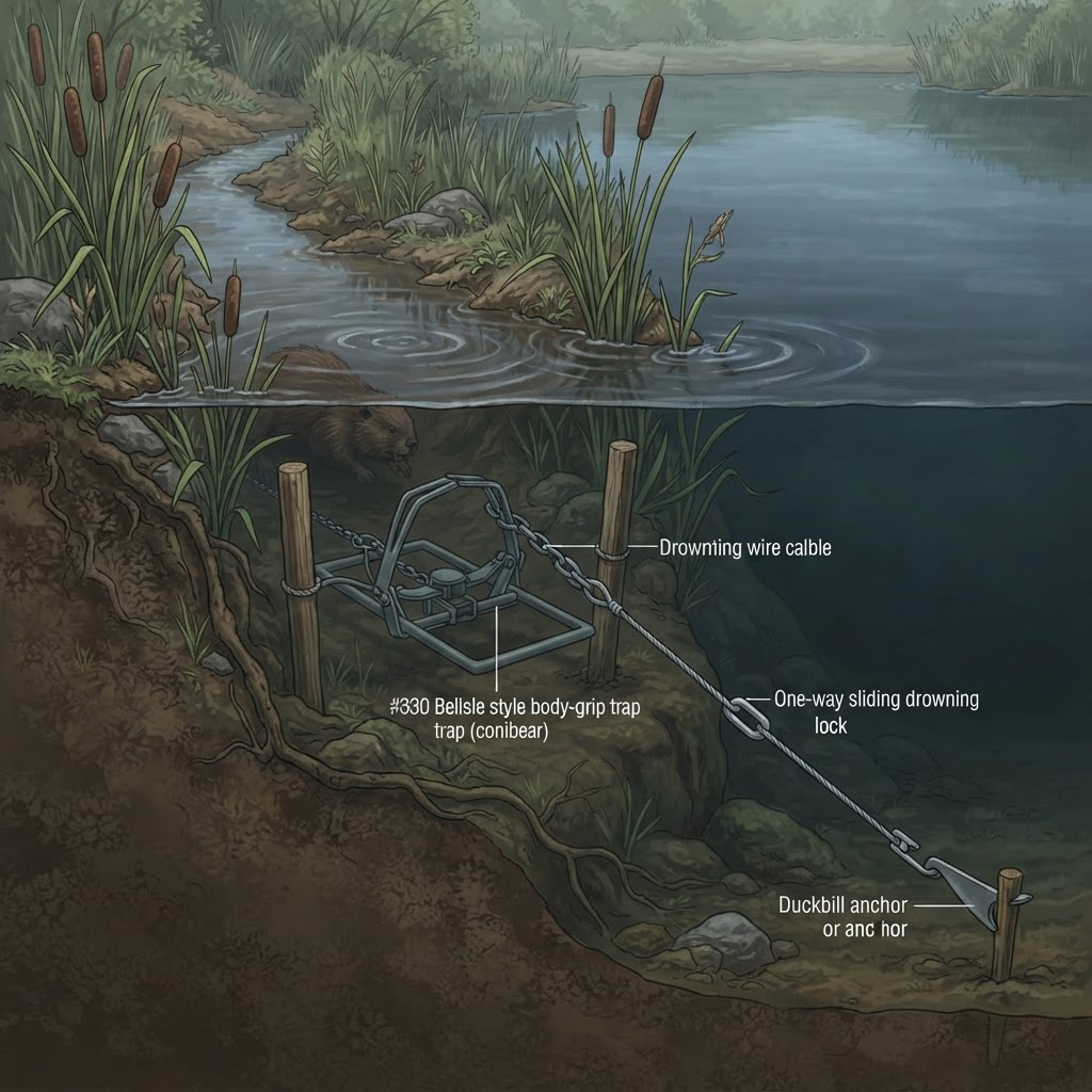 Conibear Drowning Set