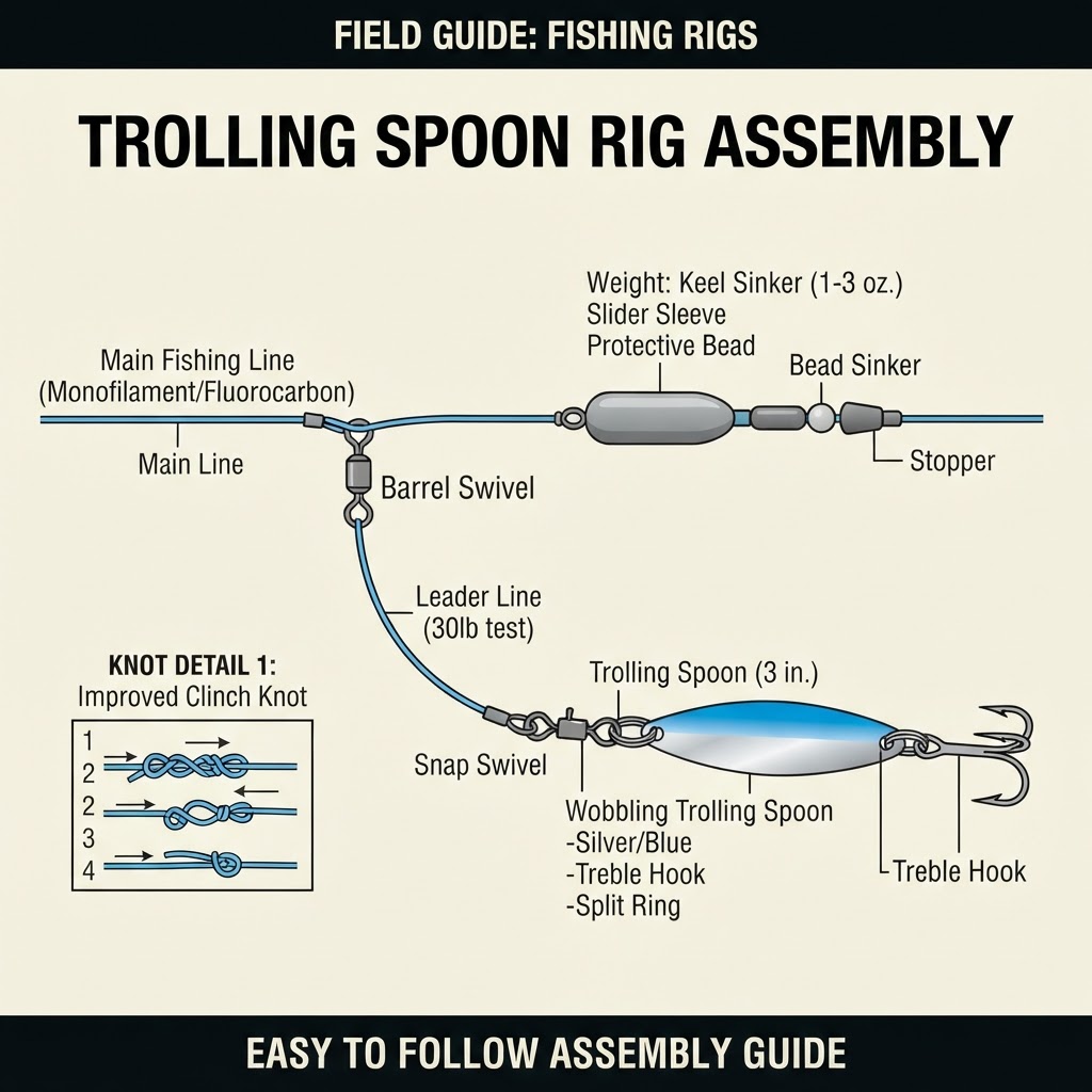 Trolling Spoon Rig