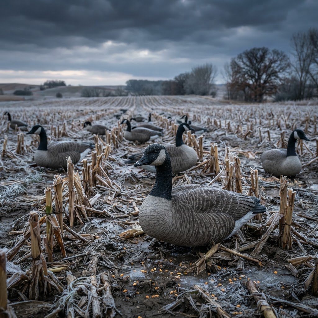 Field Hunting Canada Geese: Spreads, Motion, and Concealment