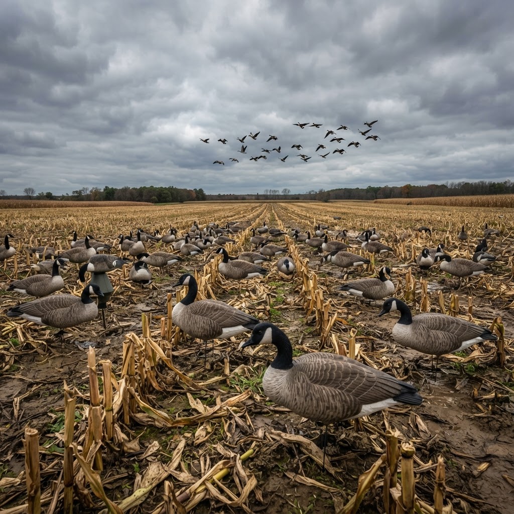 Field Hunting Canada Geese: Spreads, Motion, and Concealment