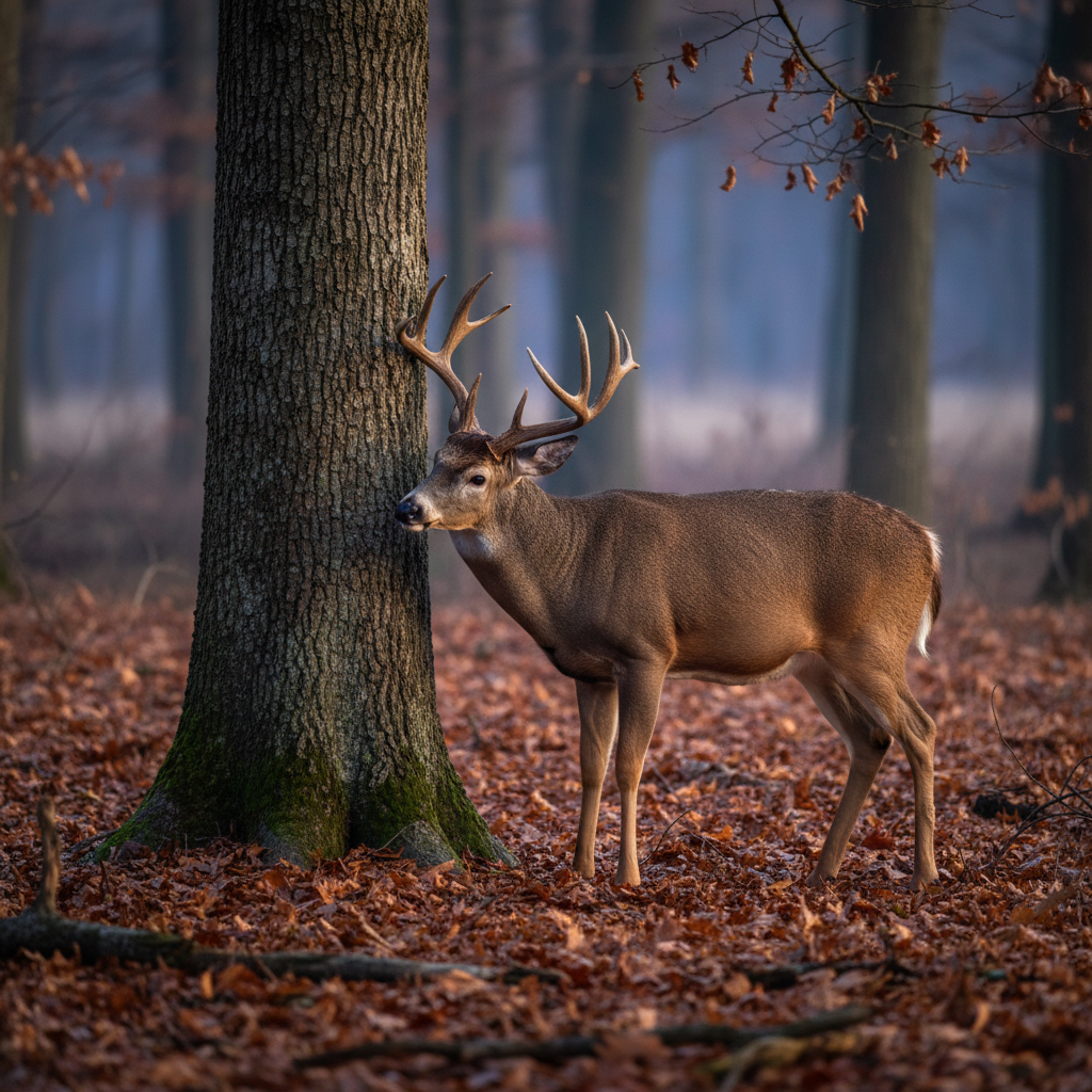 Reading Deer Sign: Rubs, Scrapes, and Beds