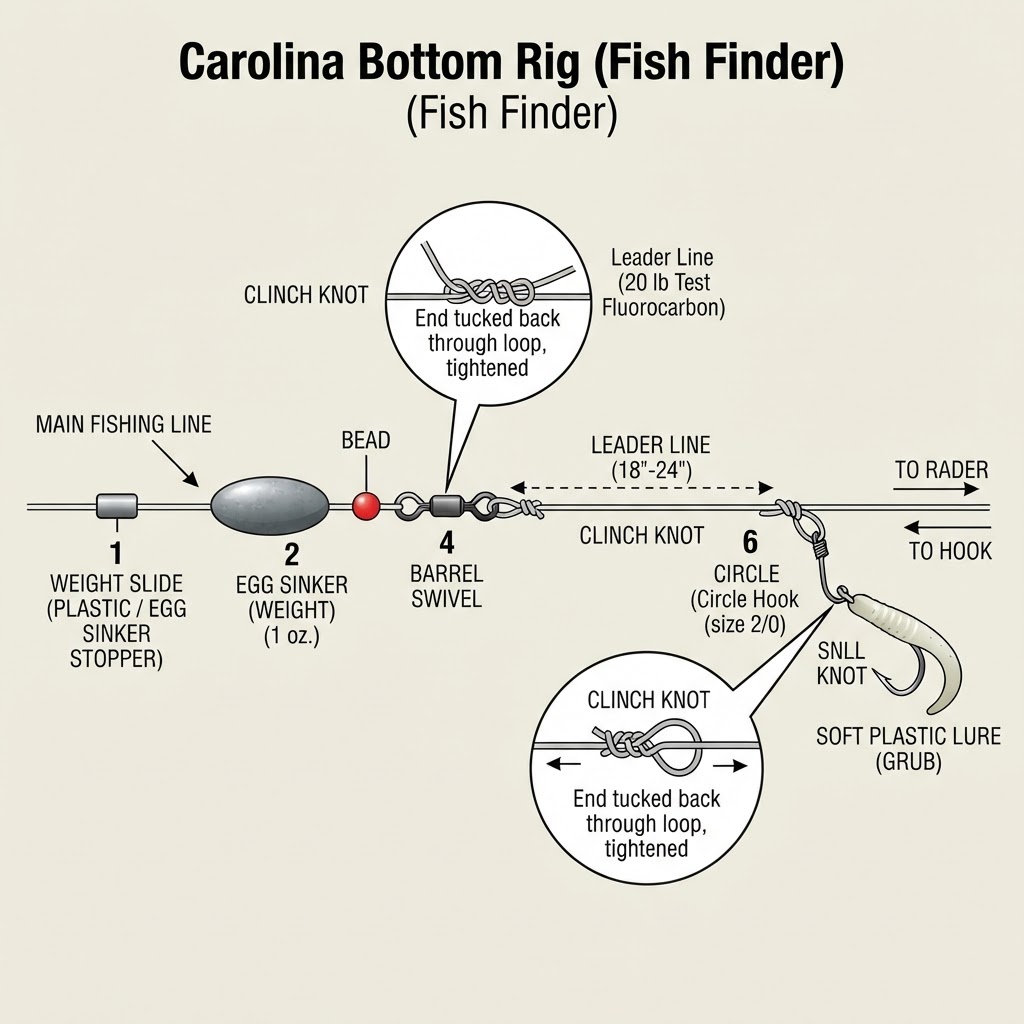 Carolina Bottom Rig (Fish Finder)