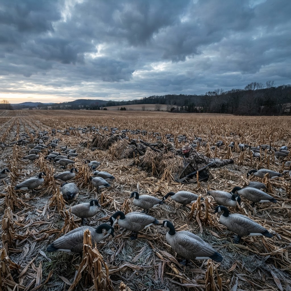Field Hunting Canada Geese: Spreads, Motion, and Concealment