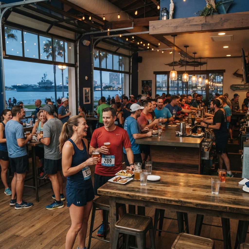 Photo accompanying Tuesday's Waterfront Run listing in San Diego