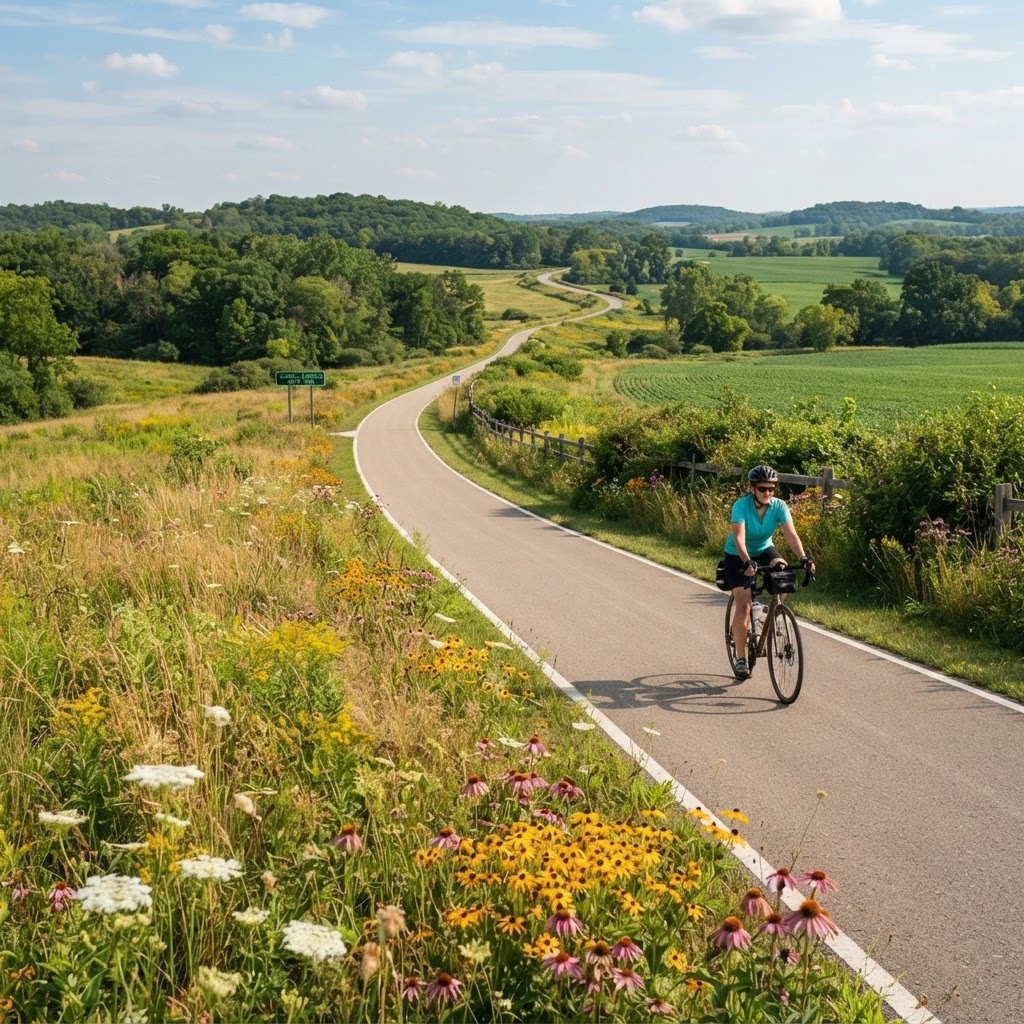 Cycling the Glacial Drumlin State Trail: Milwaukee to Waukesha