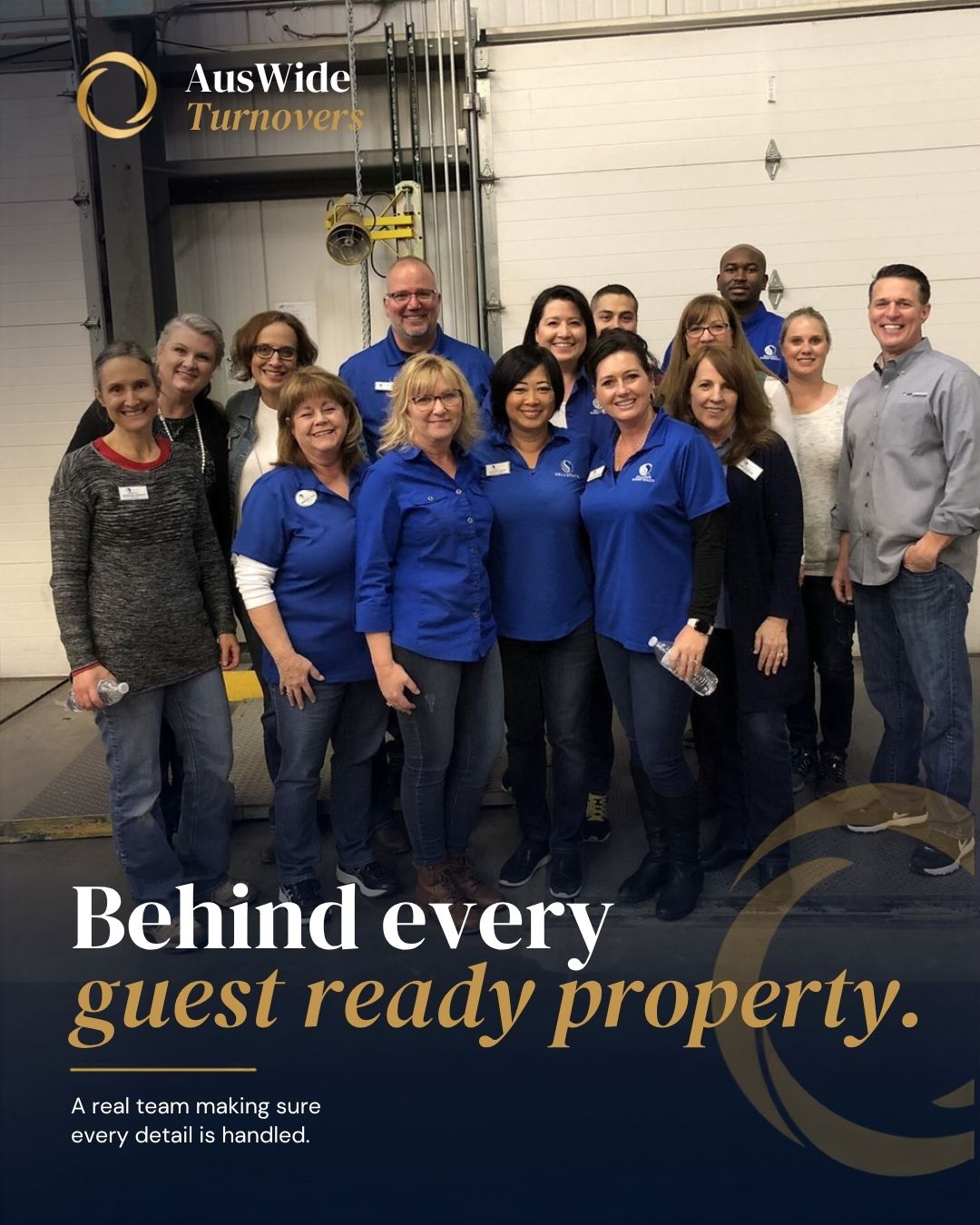 The AusWide Turnovers team behind every guest-ready property