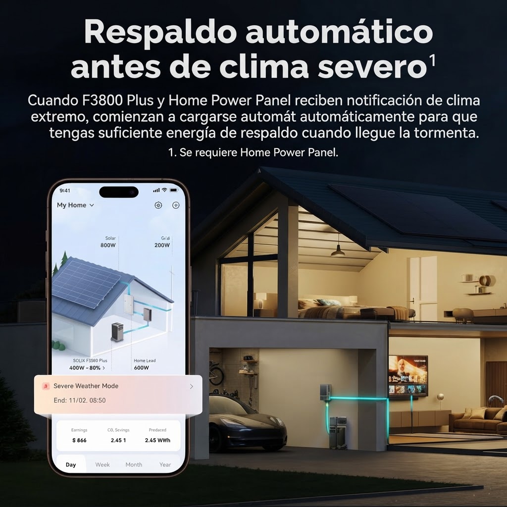 Sistema de Respaldo Energético Anker SOLIX F3800 Plus con Batería de Expansión BP3800 7