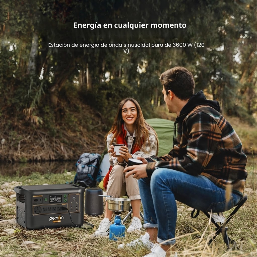 Estación de Energía Portátil Pecron F3000LFP — 3072Wh / 3600W 6