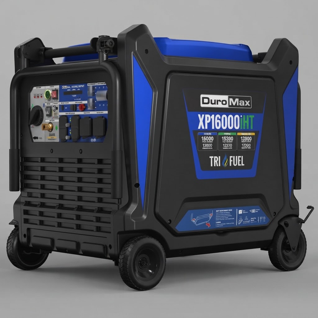 Generador Inversor DuroMax XP16000iHT de Triple Combustible