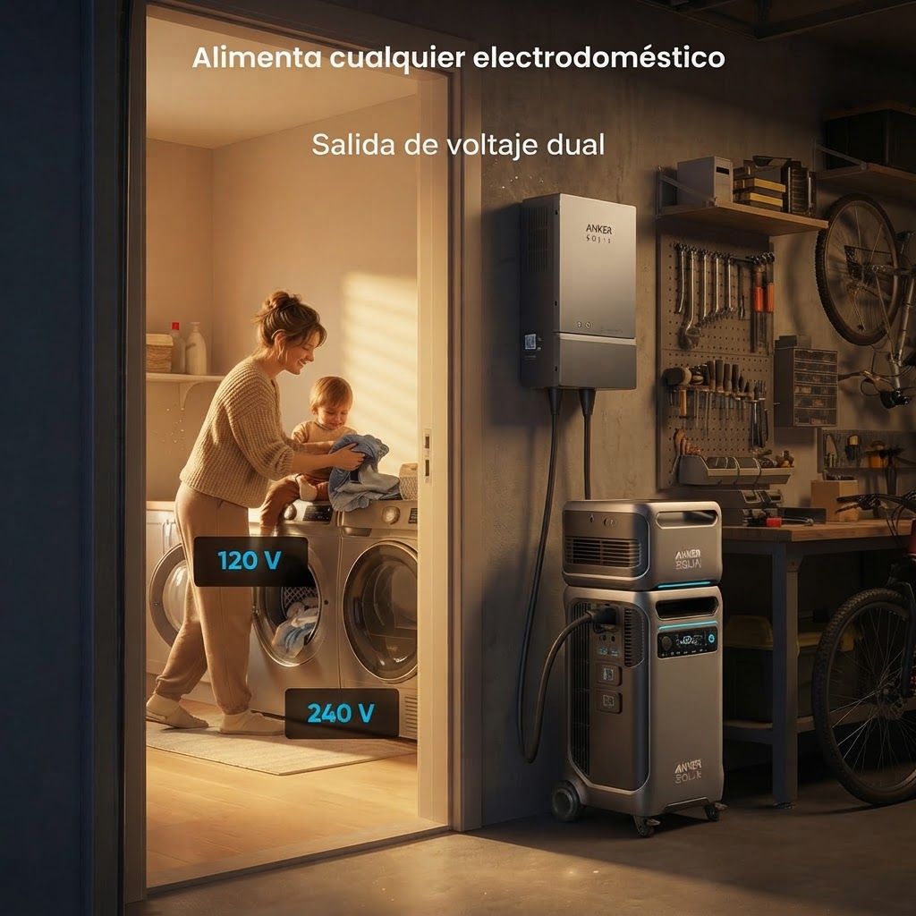 Anker SOLIX F3800 Plus Estación de Energía Capacidad Solar Portátil 3.84kWh 4