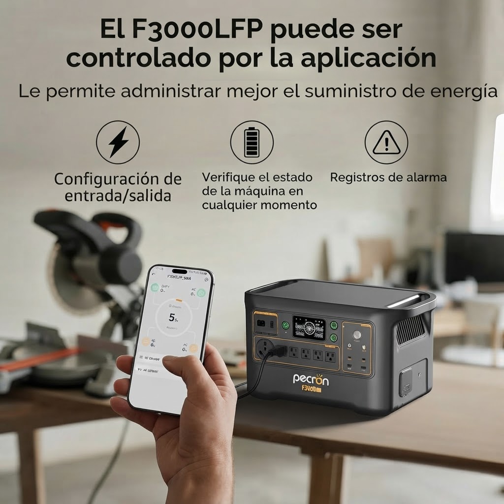 Estación de Energía Portátil Pecron F3000LFP — 3072Wh / 3600W 4
