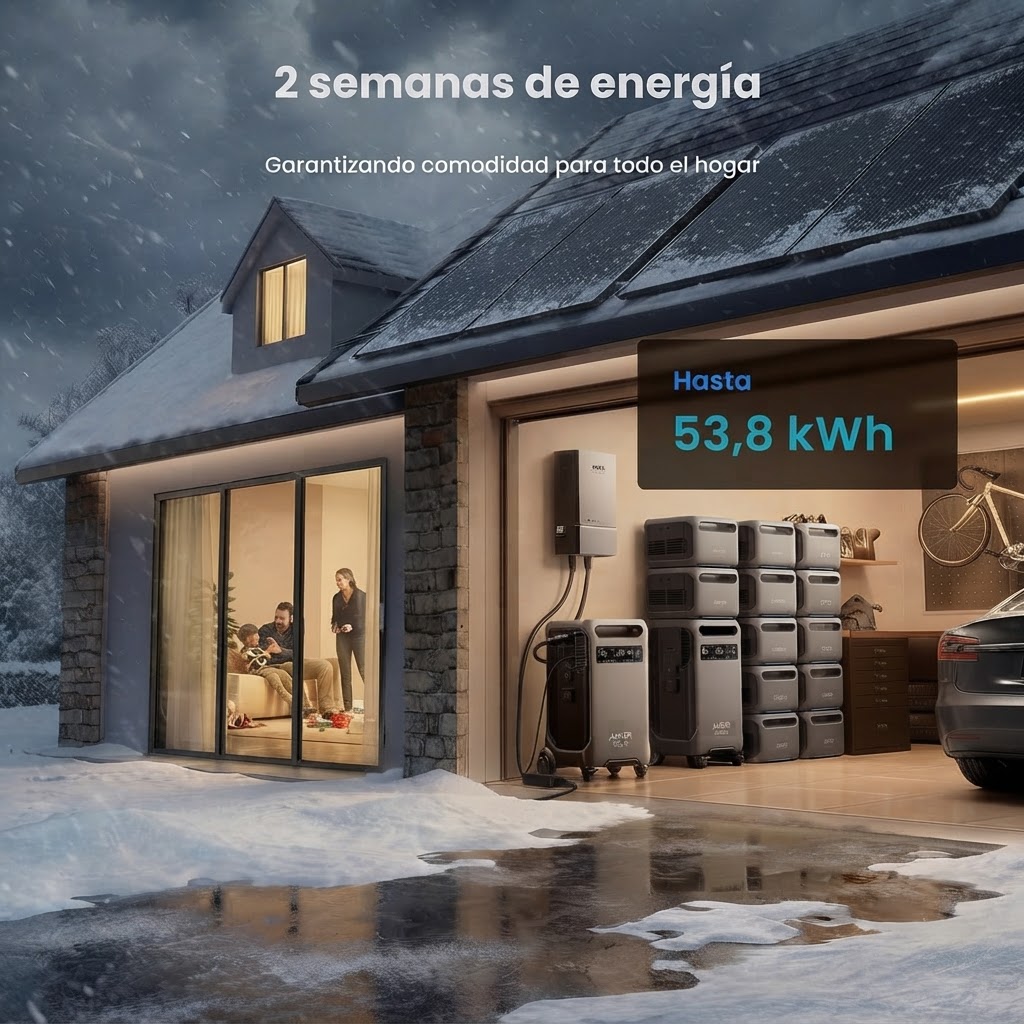 Anker SOLIX F3800 Plus Estación de Energía Capacidad Solar Portátil 3.84kWh 3