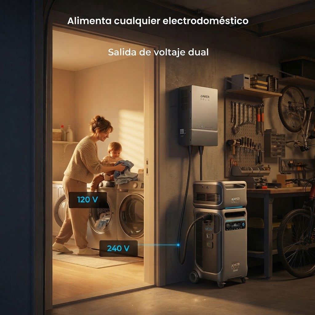 Anker SOLIX F3800 Plus Estación de Energía Portátil con Panel Solar de 400 Watts 2