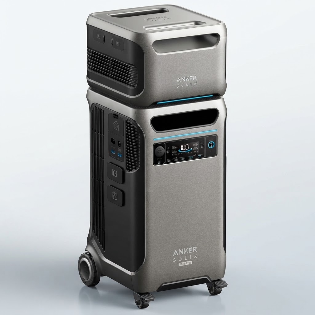 Anker SOLIX F3800 Plus Power Backup System with BP3800 Expansion Battery