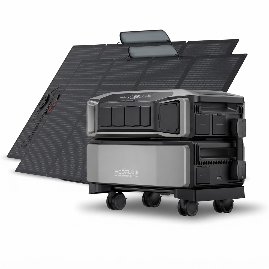EcoFlow DELTA Pro Ultra: 6144Wh Whole-Home Backup Power Station with Solar Panels
