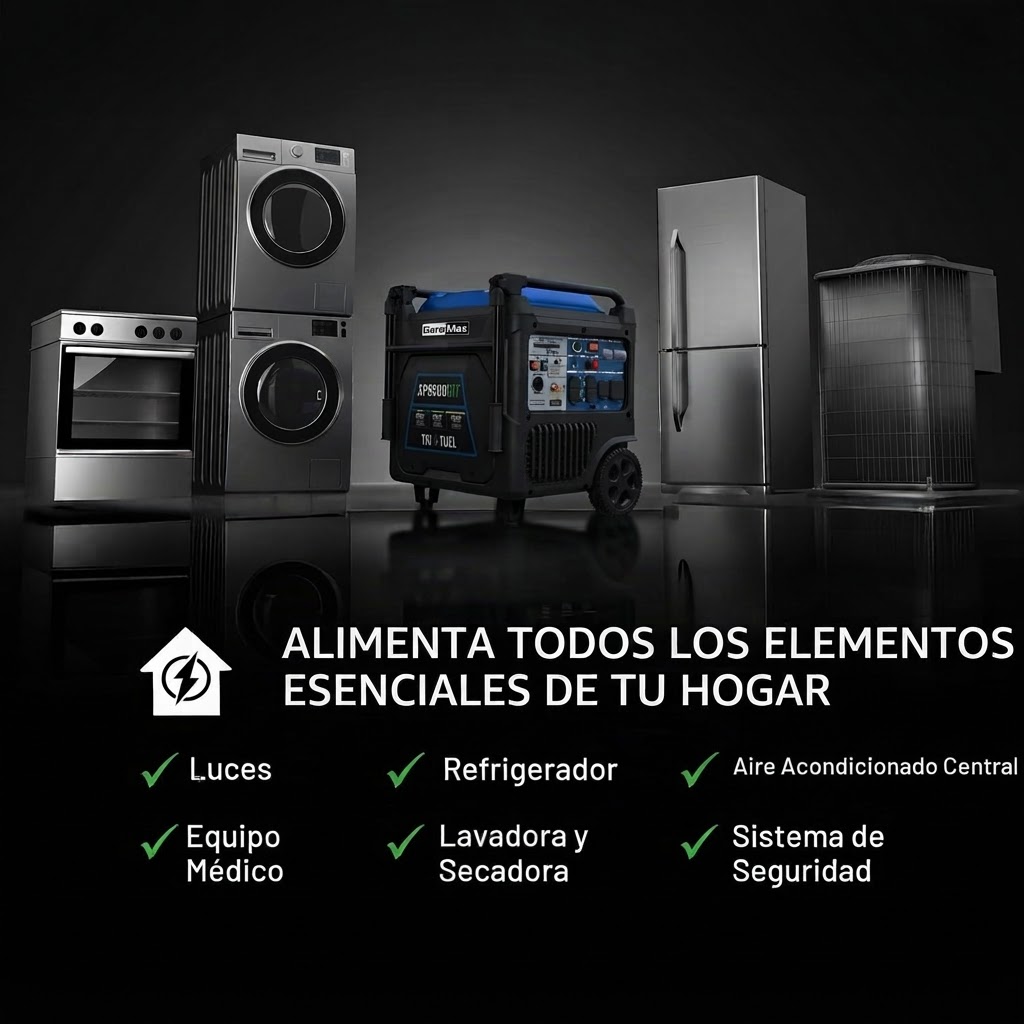 DuroMax XP9500iHT – Generador Inverter Triple Fuel 9,500W 2