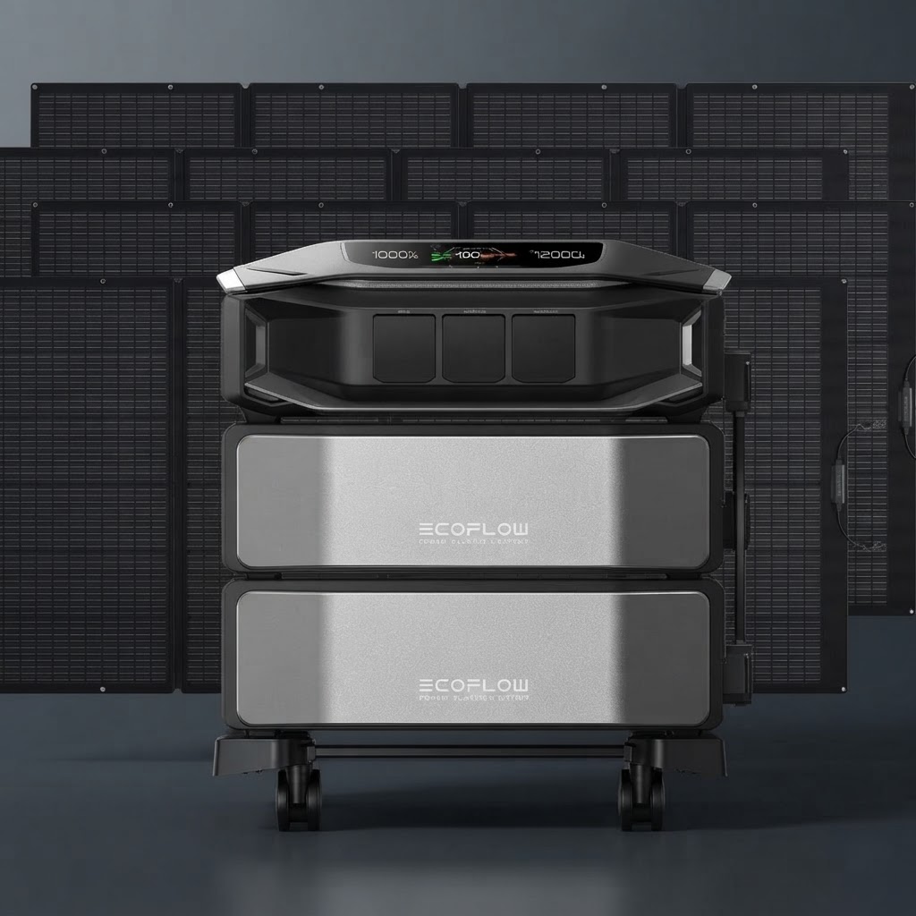 EcoFlow DELTA Pro Ultra X Residential Solar Power System with 400W Panels