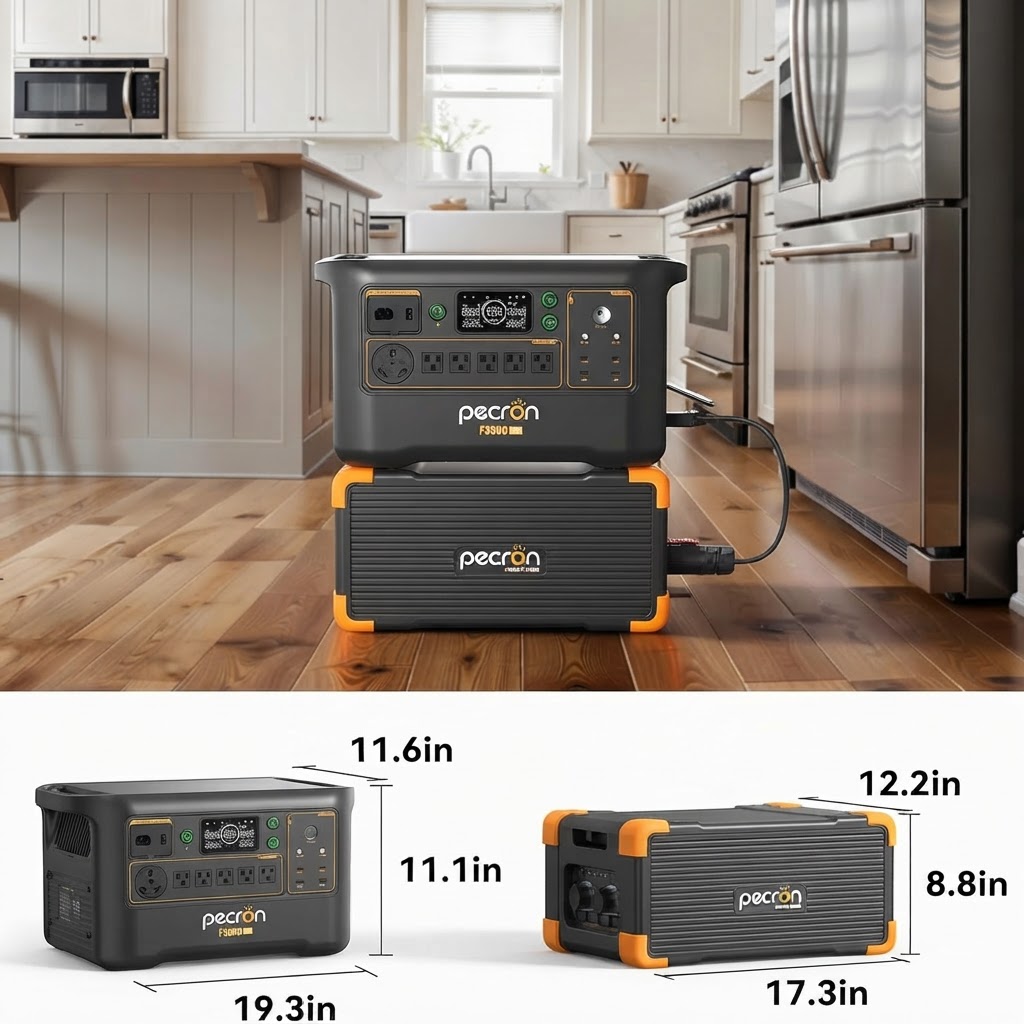 Estación de Energía Portátil Pecron F3000LFP — 3072Wh / 3600W 5