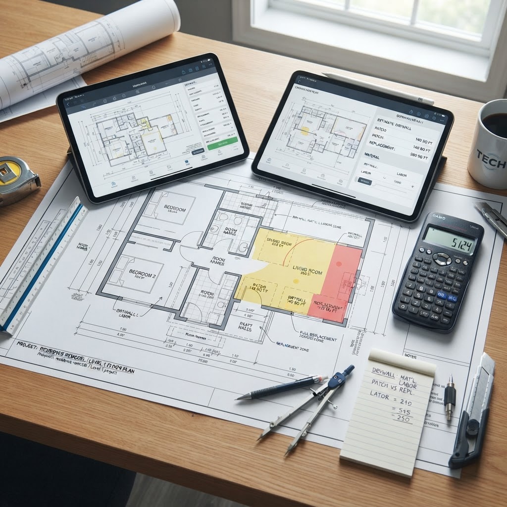 Drywall Patch vs Full Replacement: When to Choose Each