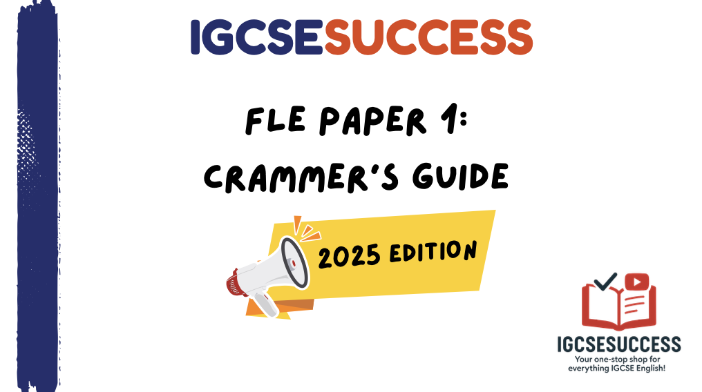 Crammer's Guide – Paper 1 cover