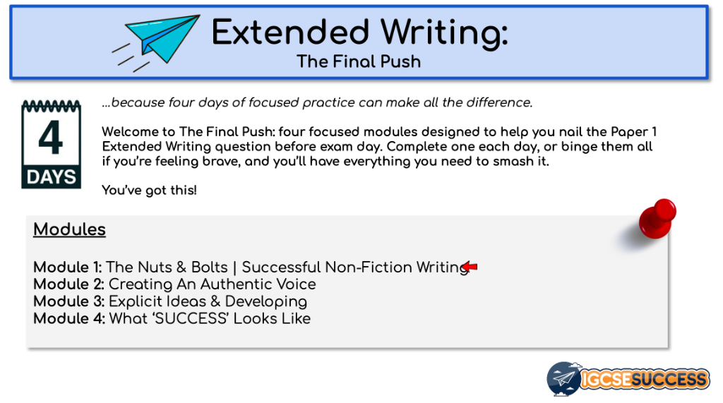 TFP: Extended Writing cover