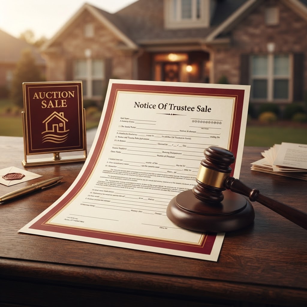 Notice Of Trustee Sale