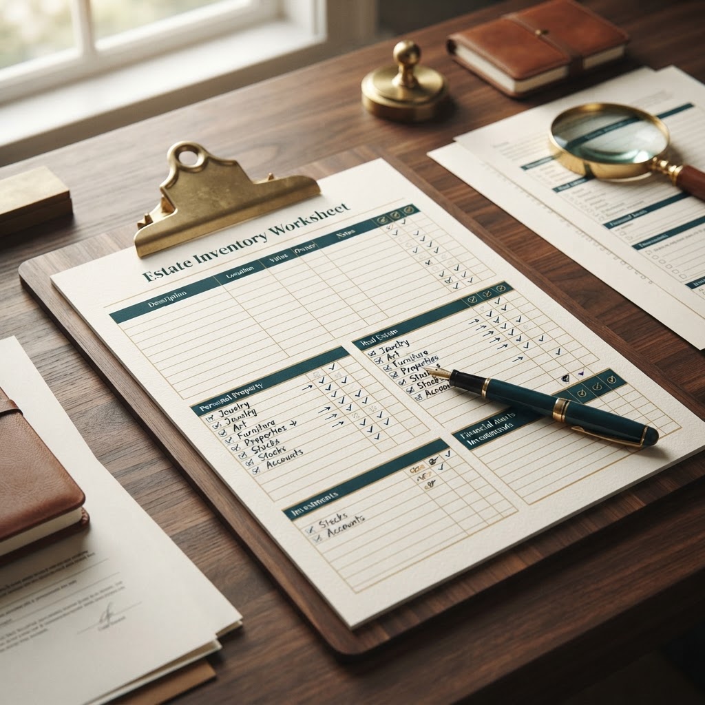 Estate Inventory Worksheet