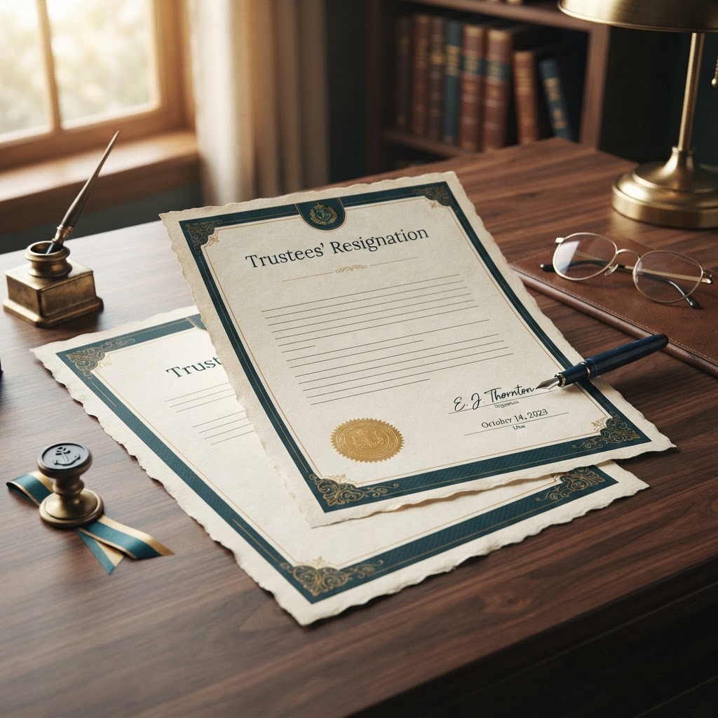 Trustee Resignation