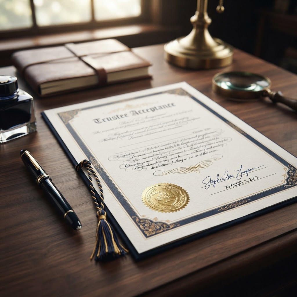 Trustee Acceptance