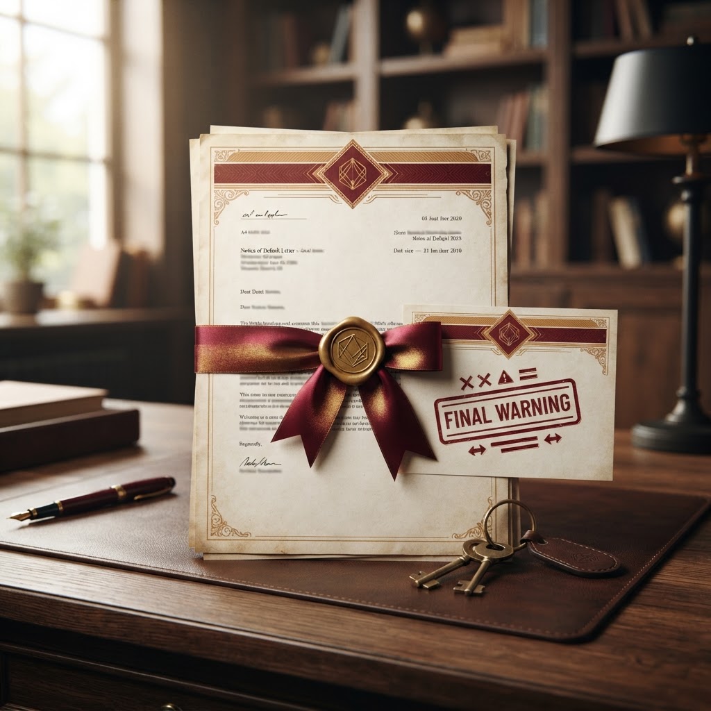 Notice Of Default Letter
