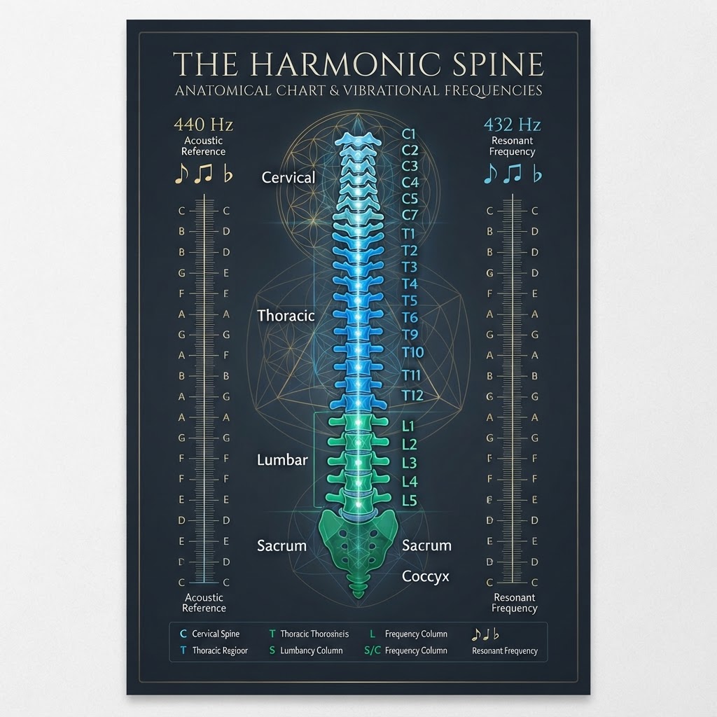 Anatomical spine frequency chart