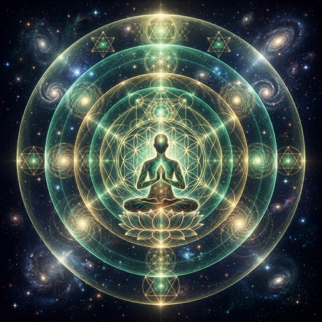 Seven radiant subtle bodies
