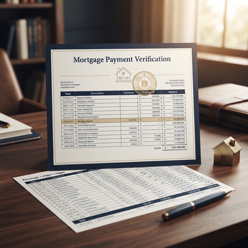 Mortgage Payment Verification